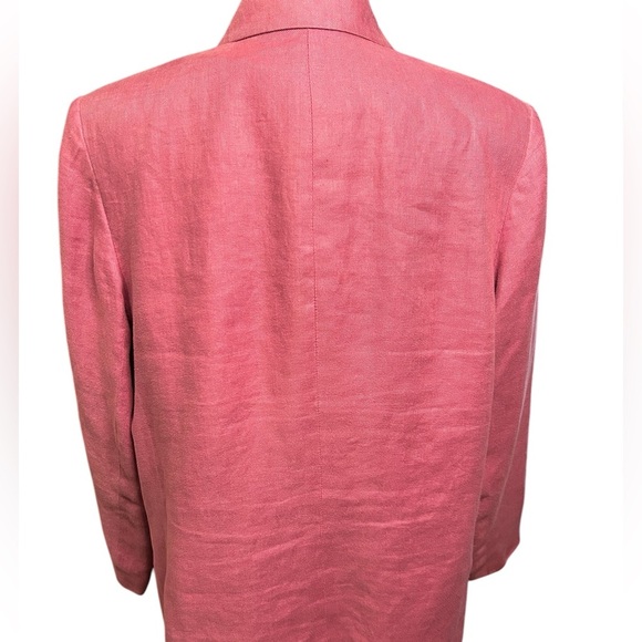Style & Co Pink Linen Blazer, Size 16. - Picture 3 of 5